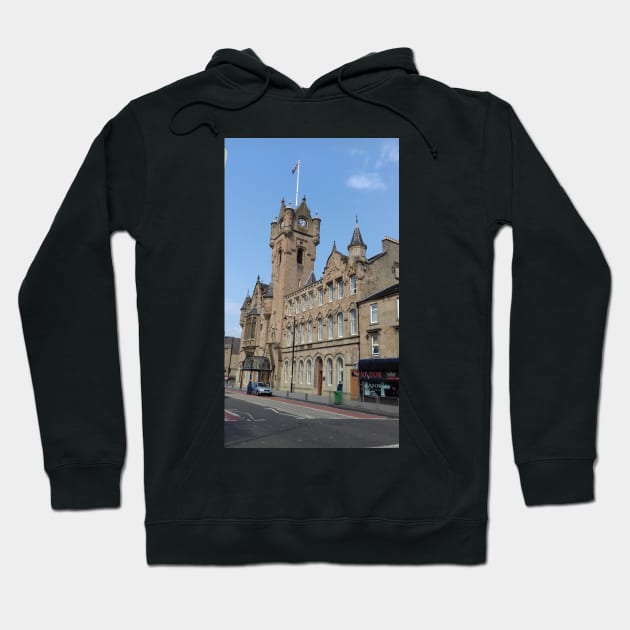 Rutherglen Town Hall, Scotland Hoodie by MagsWilliamson